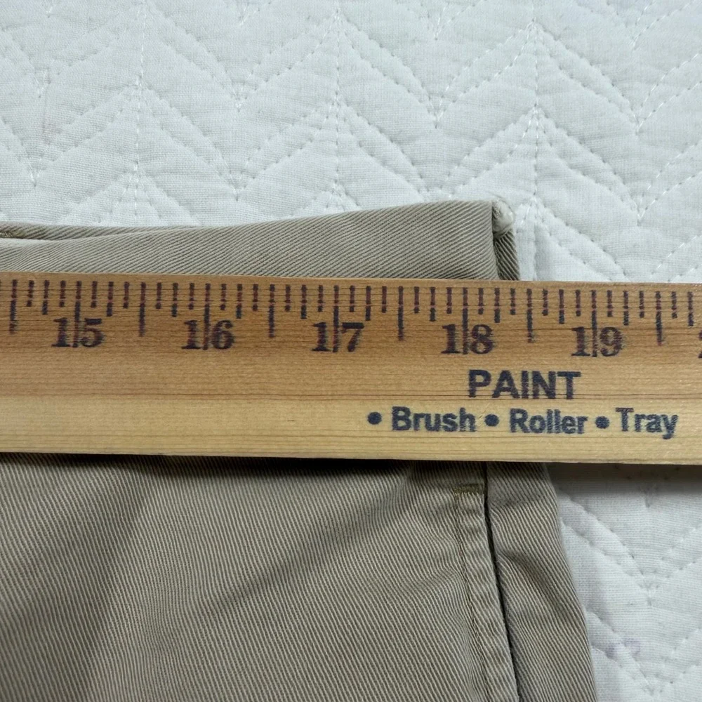 Vtg Polo Ralph Lauren Philip Pant Khaki Chino Flat Front Mens 38x31 (Fits 36x29)